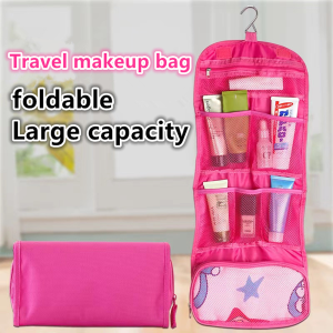 (Korean Style) Travel Toiletry Hanging Wash Makeup Cosmetic Organizer