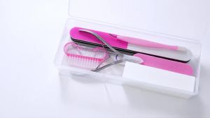 Bộ Dụng Cụ Làm Móng Chuyên Nghiệp 9 Món - Bao Gồm Dũa Miếng Bọt Biển Cọ Kéo Cắt Móng Kìm Cắt Da Thừa & Dụng Cụ Đẩy Da Thừa Bộ Dụng Cụ Chăm Sóc Móng