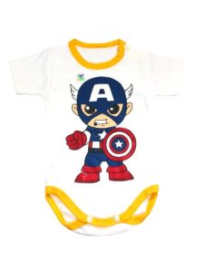 Hansop Putih Bayi Anak Laki Laki Allsize Baby Captain America
