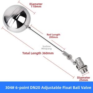 TUOMIU | Automatic Water Level Control Valve 304 Stainless Steel