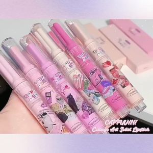 Son tint bóng Cappuvini trái tim lên màu chuẩn tinh tế vừa phải Son môi lì mịn dưỡng ẩm bóng môi căng mộng Cappuvini - BUM STORE