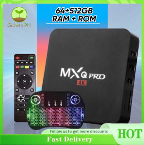 MX.Q PRO 5G 4K 64+512GB Android 11.1 Ultra HD Resolution New Arrival  + i8 Wireless MIni Keyboard 2.4GHz TV Box For Non-Smart TV New mx q pro m xq tv box original sale set