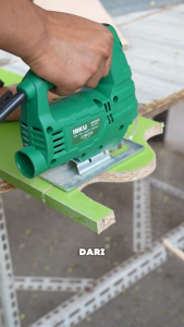 ISKU Jigsaw pertukangan 450W Mesin Potong Kayu Jigsaw Mesin Gergaji Ukir Jigsaw Untuk Potong Kayu