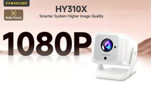 MAGCUBIC | Magcubic HY310X 4K Mini Projector With Full HD 1080P 420ANSI Android 11 Auto Focus Keystone for Outdoor Theater Stand Projector