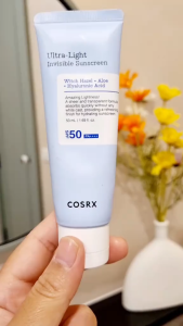 CORX Ultra-Light Ivisible Sunscreen SPF50+ PA++++ 50ml คอสอาร์เอ็กซ์ ครีมกันแดดเนื้อเซรั่มเติมความชุ่มชื้น และลดอุณหภูมิผิว