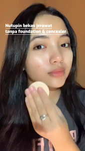 DAZZLE ME Muse Pressed Foundation | Long Lasting Filter Like Blurring Matte Compact Powder Oil-control Bedak Padat