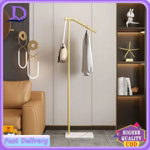 Bedroom Clothes Rack Household Simple Coat Rack Metal Marble Clothes Multifunctional Hanger Hanging Rack