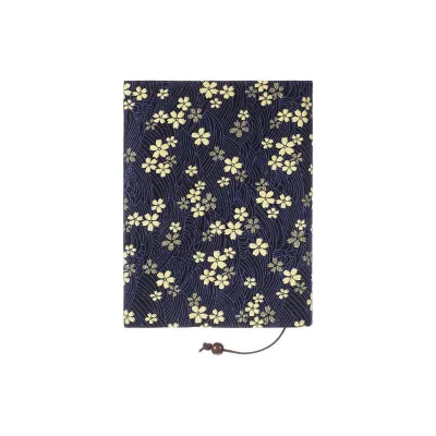 A5 Adjustable Book Cover Book Sleeve Protector Floral Print Cloth Fabric Handmade Hand Account Book Textbook Decor Book Cover