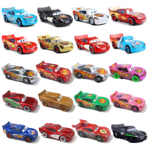Takara Tomy | Disney Cars Lightning McQueen Basic Styles Dinosaur Darth Vader Golden Piston Cup Painted Cars Childrens Toy Car Model