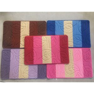 Hot Selling Home Kitchen Bathroom Non-slip Soft Good Water Absorption Carpet Floor Mat Door Bedroom Lap Kaki Lantai Rumah Karpet