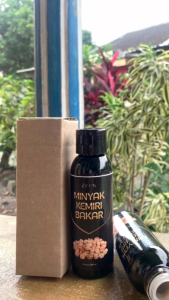 Minyak Kemiri Bakar Original 100 Ml dan 60 Ml Untuk Penumbuh Rambut dan Penghitam Rambut
