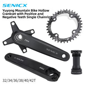 SENICX | Hollow Integrated Single Chainring Modification Toothed Ring 104BCD
