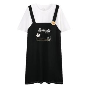 Miiow | Womens Cotton Pajamas Short Sleeve Comfortable Home Clothes Couple Matching Pure Cotton Shorts Nightgown With Chest Pad