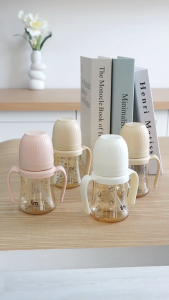 **Ready Stock** Korea Tovi and Molly PPSU Baby First Straw Cup 180ml / 280ml with weighted straw set