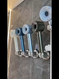 Bộ tay sen tăng áp 5 chế độ nước kiểu dáng vòng tròn 2024 phù hợp với nhiều loại dây TS082