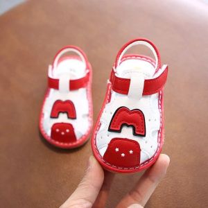 sendal anak laki-laki bunyi cit-cit terbaru/sandal anak perempuan umur 1-2 tahun M sepatu anak cewek lucu sendal anak murah terlaris