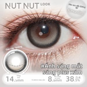NUTNUT LOOK | Mắt Kính Kontakt Đa Màu Hiệu Ứng Cánh Bướm Ngọc Trai Đường Kính Lớn