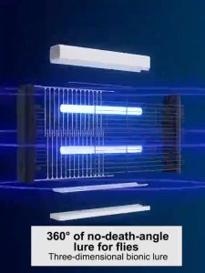 Mosquito Killer Lamp High Efficiency Sterilization Mosquito Lamp Home Catering Electric Mosquito Killer Lamp Energy Saving LED nyamuk 灭蚊灯