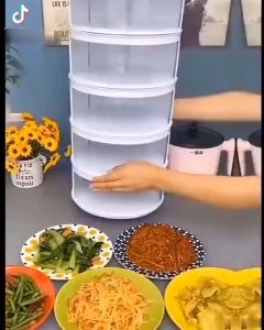 Lồng Bàn 5 Tầng Giữ Nhiệt lồng bàn 5 tầng có quai sách lồng bàn giữ nhiệt 5 tầng lồng bàn giữ nhiệt 5 tầng có tay sách Bảo Quản Đồ Ăn Chống Bụi Và Công Trùng bay vào thức ăn Mẫu Mới Có Lỗ Thoát Hơi Nước BH 12 THÁNG