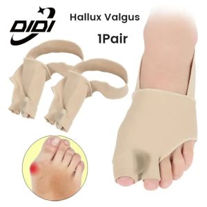 DIDI 1Pair Toe Separator Hallux Valgus Corrector Feet Bone Thumb Adjuster Toe Separator Pedicure Socks Pain Relief Bunion Tool