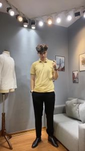 Áo polo nam P004- 98WAER - áo thun nam nữ thời trang phối màu trẻ trung đồ hè thoáng mát co dãn .