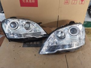 Mercedes-Benz ML164 Headlight Assembly 08 11 Models Left Right Headlamp Car Parts near Far Beam Turn Signal Fog Light Tail Light
