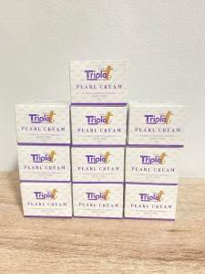 ครีมทริปเปิ้ลทรี Triple T Cream 20 กรัม 10 กระปุก ฟรีสบู่โสมทานาคาในกล่องทุกกล่อง
