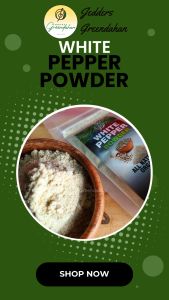 Greendahan White Pepper Powder 100g - All Natural Spice Premium Quality