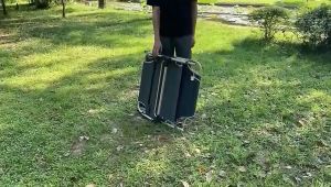 เตียงพับได้ เก้าอี้สนามพับเก็บได้ เตียงพับพกพา เก้าอี้พับ 3ตอน