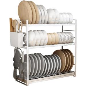 YUSHIJIA | Multipurpose Water Drainage Dish Rack for Narrow Spaces