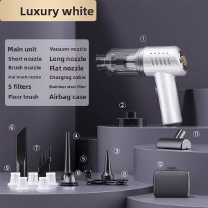 HELLOLEIBOO | Wireless Handheld Pet Hair Vacuum Cleaner Automatic Cat Hair Absorber Home Dog Cat Hair Dust Collector Efficient Bed Cleaning