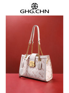 Elegant Chinese Style Womens Tote Bag Luxury Horse Carriage Cultural Design New Generation Choice Casual Commuter Style