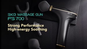SKG FS700 Massage Gun with 10mm Deep Tissues Portable Lightweight Fascial Pain Relief Muscle Therapy