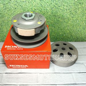 pully puly puli pulley poly poli assy komplit beserta kampas ganda dan mangkok honda beat f1 scoopy spacy injeksi kzl