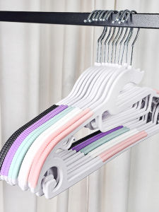 Thickened Heavy Duty Clothes Hanger Home Use No Trace Hanging Clothes Wardrobe Special Anti-Slip Clothes Drying Rack Organizer
