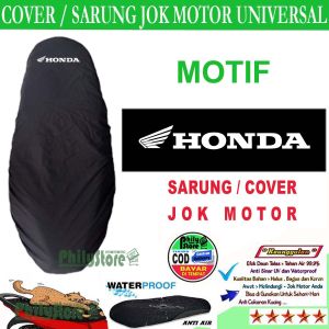 COD Sarung Jok Motor Matic Beat Vario 110 125 150 160 ADV PCX Scoopy Genio Spacy Cover Jok Motor Bebek Mantel Jok Motor Honda Astrea Supra X Fit S Revo Blade Karisma Tiger Mega GL Pro Verza Sonic Universal