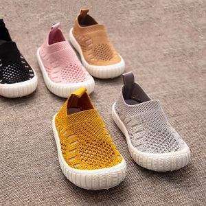 Summer Childrens Mesh Single-Layer Shoes Boys Breathable Mesh Sneakers Kid Baby Hollow out Tennis Shoes Girls Kindergarten
