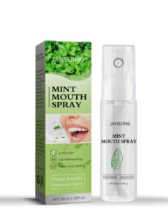 Jaysuing Mouth Spray Breath Freshener Oral Spray Herbal Fresh Breath Remove Breath Treatment of Bad Breath Small Portable Mouth Spray Odor Treatment Spray Refresher Fresh Breath Remove Bad Breath 30ml
