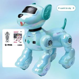 Robot Chó Điều Khiển Từ Xa Tương Tác Biểu Diễn Kỹ Thuật Thú Cưng Thông Minh Có Thể Lập Trình Biết Đi Nhảy Đồ Chơi Điện Tử Dành Cho Trẻ Em Trai & Gái Quà Tặng Sinh Nhật