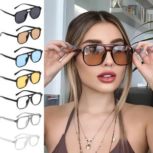 Summer Sunscreen Sunglasses Retro Box Glasses UV400 Anti UV Sunglasses Fashion Glasses