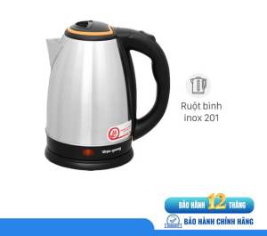 [Inox An Toàn] Ấm Đun Nước Siêu Tốc Điện Quang ĐQ EKT06 1518 BL Dung Tích 1.8L Đế Xoay 360° Tự Ngắt Khi Sôi