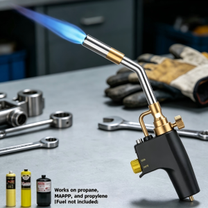 MAPP Propane Gas Blow Torch TS8000 Welding Soldering Brazing Torch Plumbing Barbecue Cooking DIY Gas Burner