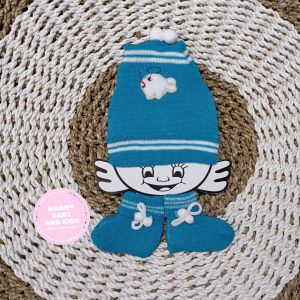 kupluk bayi+sarung kaki rajut set kupluk sama sarung kaki bayi rajut