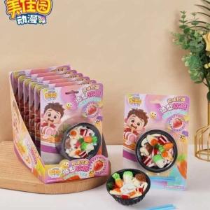 Fun Shaped Soft Candy Gelatinous Inflatable Snack Noodles Home Alone Play Interesting Shapes Leisurely Snacks Meijia Garden