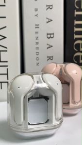 หูฟังบลูทูธไร้สาย Air31 คุณสมบัติและความล่าช้าต่ํา เสียงรบกวน สีโปร่งใส สามารถใช้งานได้ในการเล่นเกมกีฬา TWS