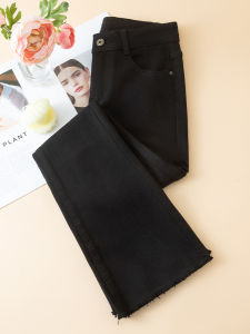 High Waist Bell Bottom Jeans Womens Loose Fit Cotton Stretch Denim Bootcut Trousers Spring Autumn New Style Slimming Effect