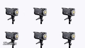 ชุดเซ็ต BKL-300W Bi-Color ชนิดความสว่างสูง LED COB ไฟสตูดิโอ ชุดไฟต่อเนื่องพร้อมขาตั้ง Studio Key Light