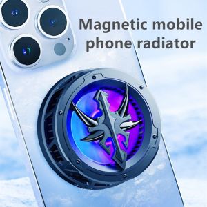 AL10 Magnetic mobile phone radiator Tablet computer universal mobile phone cooler for iPhone Samsung Xiaomi game cooling fan