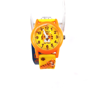 Q&Q Kids’ Playful Tiger Safari Analog Watch (V22A-016VY)