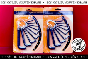BỘ LỤC GIÁC LỚN 10 CÂY LIWIN – CHÌA LỤC GIÁC CÓ VÒNG GIỮ DÙNG VẶN ỐC LỤC GIÁC 1.5–10MM